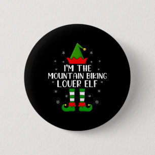 Matching Family Mountain Biking Lover Elf Christma 6 Cm Round Badge