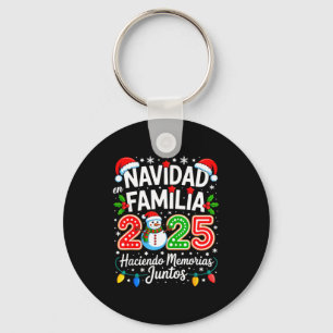 Matching Family Pajamas Navidad En Familia Christm Key Ring