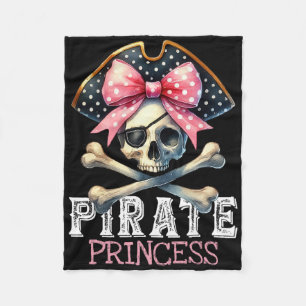 Matching Family Pirate Birthday Party School Kids  Fleece Blanket