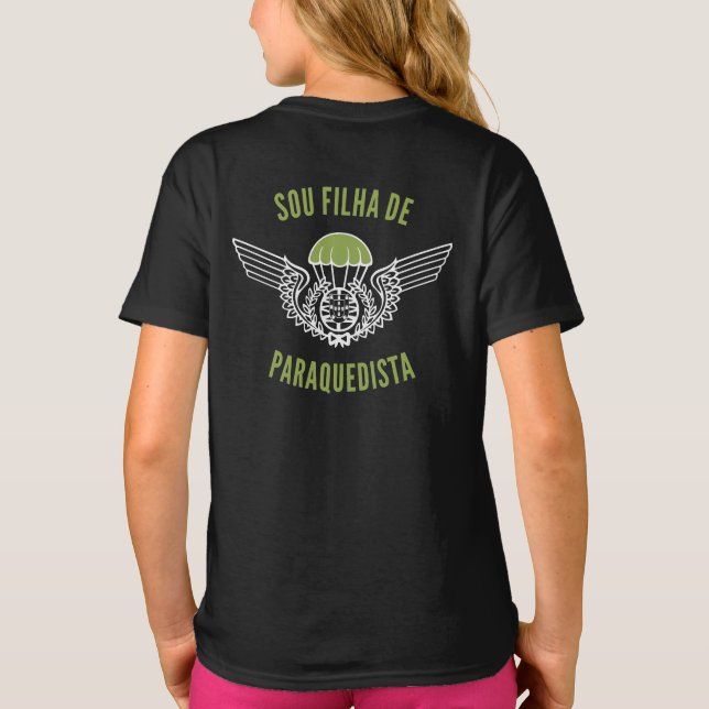 Matching Family Portuguese Paratrooper T-Shirt (Back)