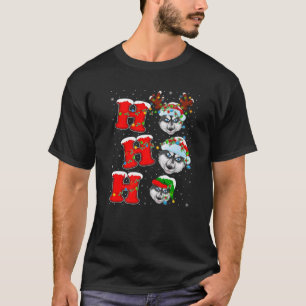 Matching Family Santa Ho Ho Ho Siberian Husky Chri T-Shirt
