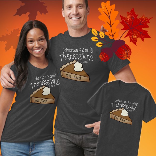 Matching Family Thanksgiving  T-Shirt (Matching family Thanksgiving shirts are perfect reunion souven)