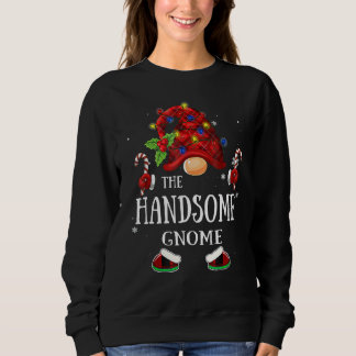Matching Family The Handsome Gnome Christmas Group Sweatshirt