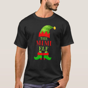 Matching Family The Mimi Elf Christmas Pj Group T-Shirt