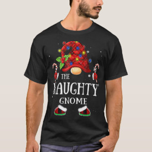 Matching Family The Naughty Gnome Christmas Group  T-Shirt