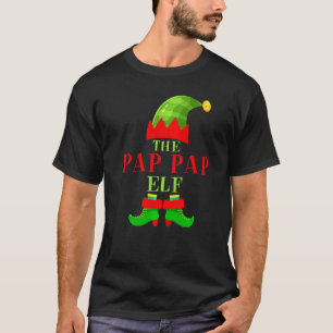 Matching Family The Pap Pap Elf Christmas Pj Group T-Shirt