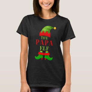 Matching Family The Papa Elf Christmas Pj Group T-Shirt