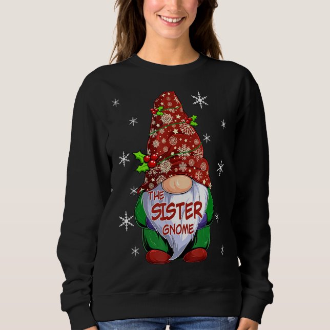 Matching Family The Sister Gnome Christmas Pj Grou Sweatshirt (Front)
