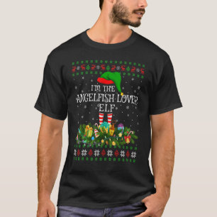 Matching Family Ugly I'm The Angelfish Elf Christm T-Shirt