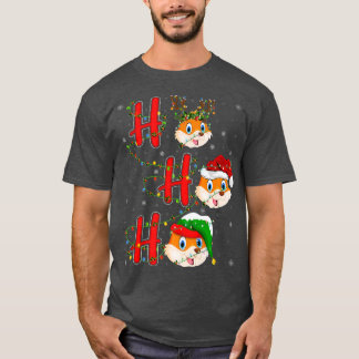 Matching Family Xmas Santa Ho Ho Ho Fo Christmas T-Shirt
