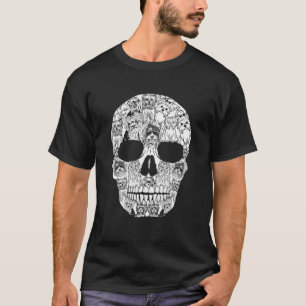 Matching Family Yorkshire Terrier Dog Skull For Ha T-Shirt