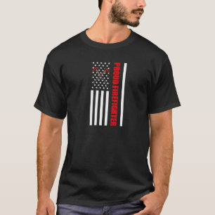 Matching fireman duty team Proud Firefighter Appre T-Shirt