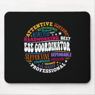 Matching First Day Of School Ese Coordinator Excep Mouse Pad
