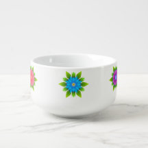 Matching -Floral Soup Mug
