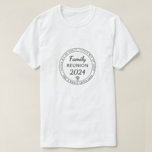 Matching Funny Black Family Reunion 2024 T-Shirt