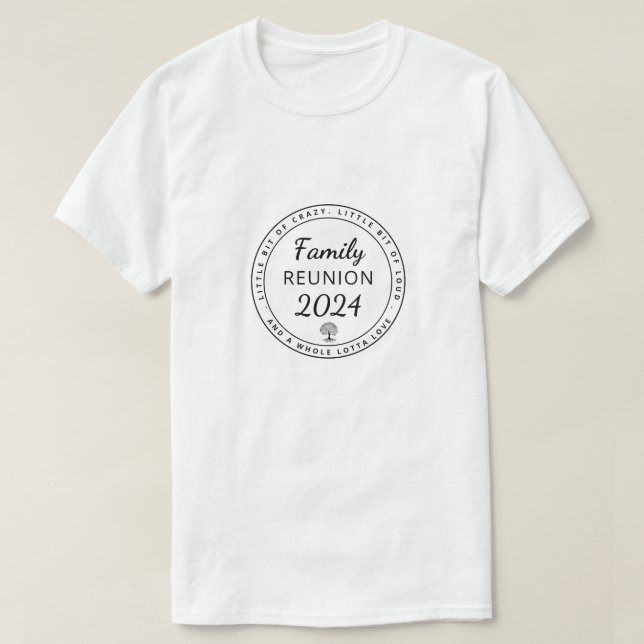 Matching Funny Black Family Reunion 2024  T-Shirt (Design Front)