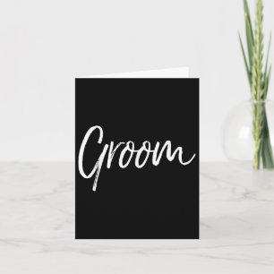 Matching Getting Ready Bride & Groom Wedding G Card