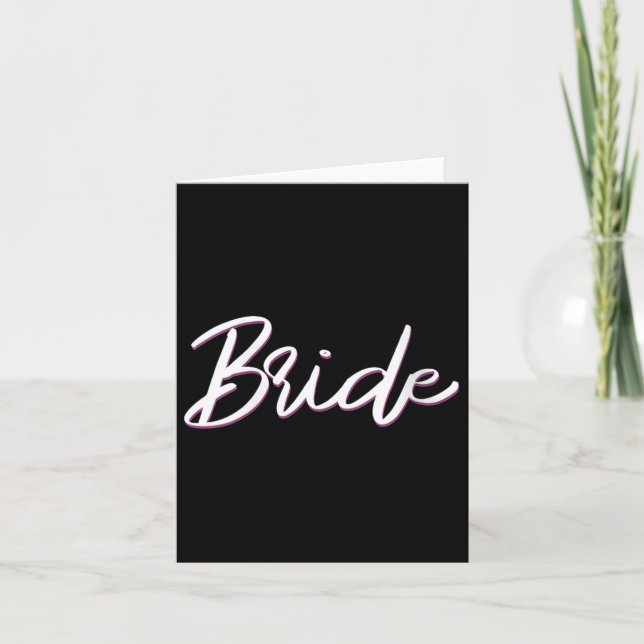 Matching Getting Ready Bride &amp; Groom Wedding G Card (Front)