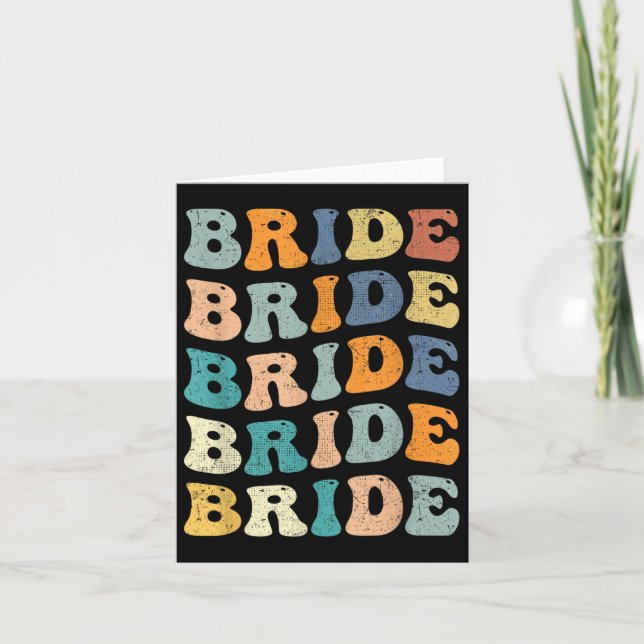 Matching Getting Ready Bride &amp; Groom Wedding M Card (Front)