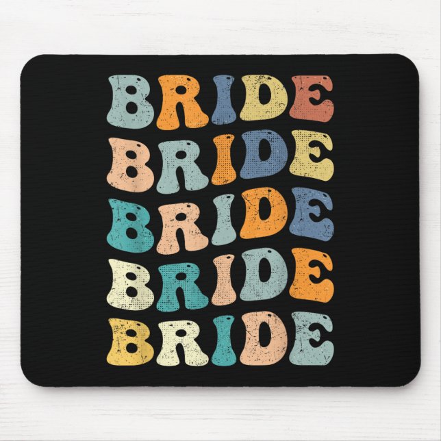 Matching Getting Ready Bride &amp; Groom Wedding M Mouse Pad (Front)