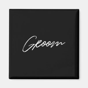 Matching Getting Ready Bride Groom Squad Wedding Magnet