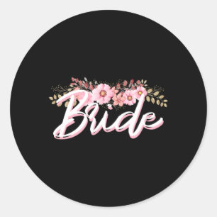 Matching Getting Ready Bride Groom Wedding Groom Classic Round Sticker