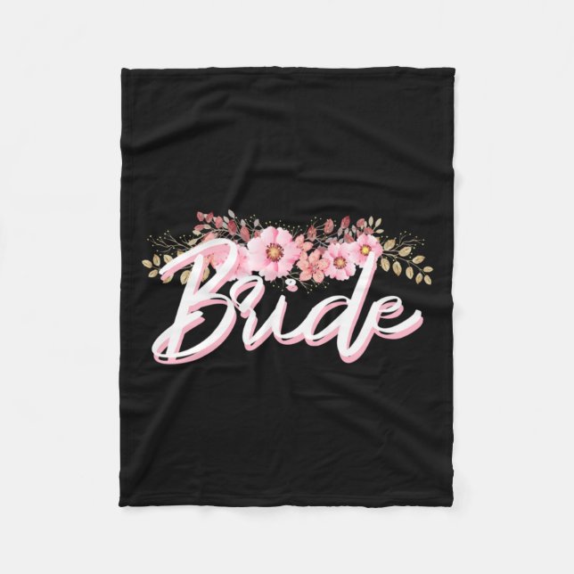 Matching Getting Ready Bride Groom Wedding Groom Fleece Blanket (Front)