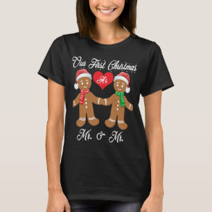 Matching Gingerbread Men Pyjamas for Gay Couples C T-Shirt