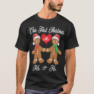 Matching Gingerbread Men Pyjamas for Gay Couples C T-Shirt