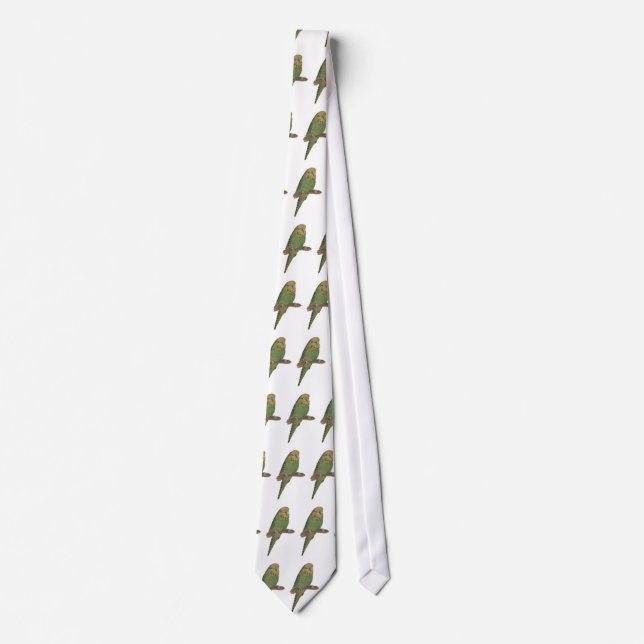 Matching Green Budgie Tie (Front)