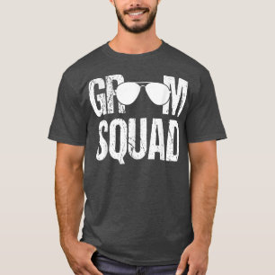 Matching Groomsman Group Bachelor Party Groom Squa T-Shirt