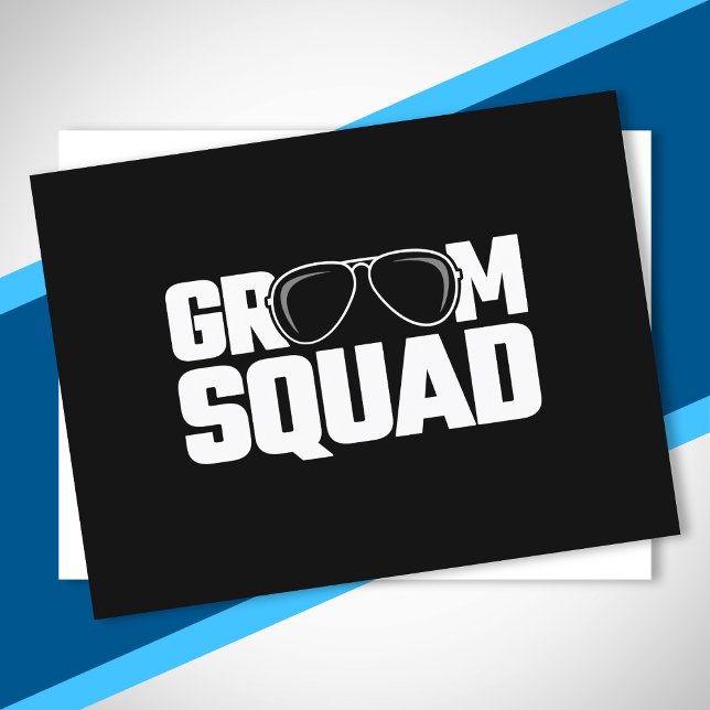 Matching Groomsman Group Squad Bachelor Party Postcard (Creator Uploaded)