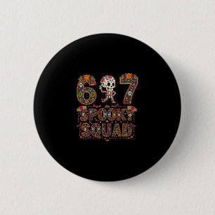 Matching Group Dia De Los Muertos Skeleton 67 Six 6 Cm Round Badge