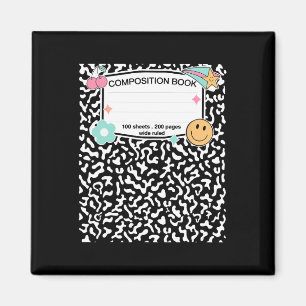 Matching Group Halloween Teacher Composition Book Magnet