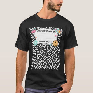 Matching Group Halloween Teacher Composition Book T-Shirt