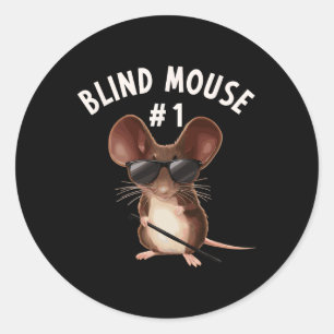 Matching Group Outfit #1 Of 3 - Three Blind Mice C Classic Round Sticker