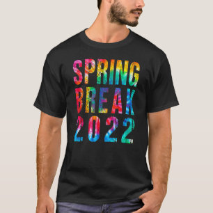 Matching Group Spring Break 2022 Vintage Tie Dye G T-Shirt