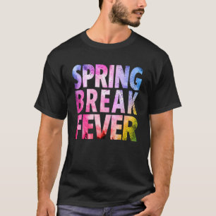 Matching Group Spring Break Fever Vintage Tie Dye  T-Shirt