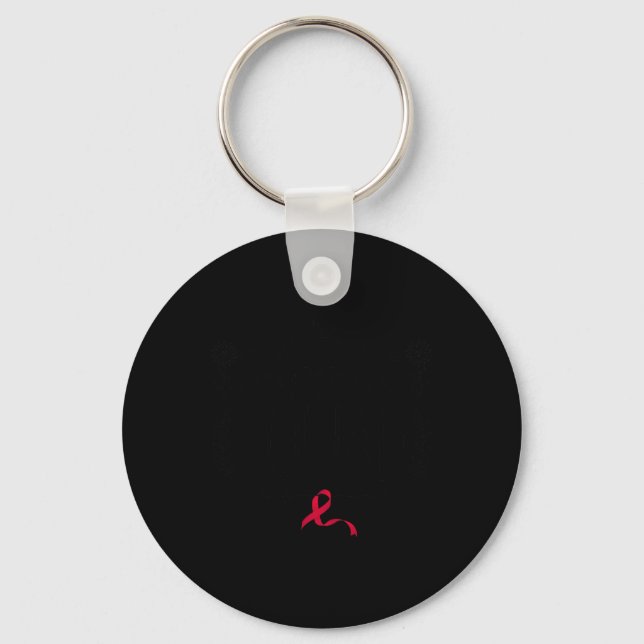 matching hippie support squad blood cancer awarene key ring (Front)
