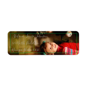 Matching Holiday Magic Return Address Label