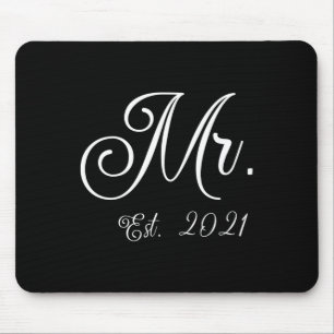 Matching Honeymoon Gift For Bride & Groom Mr. Mouse Pad
