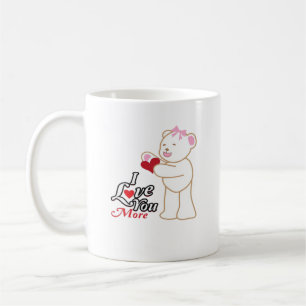 Matching Honeymoon Love You More Couple Style  Coffee Mug