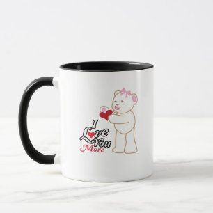 Matching Honeymoon Love You More Couple Style  Mug