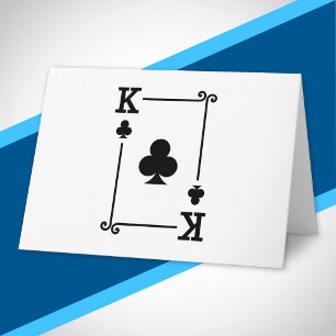 Matching King Clubs Suit Playing Cards Modern