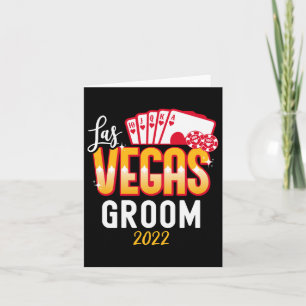 Matching Las Vegas Wedding Bride And Groom Vegas G Card