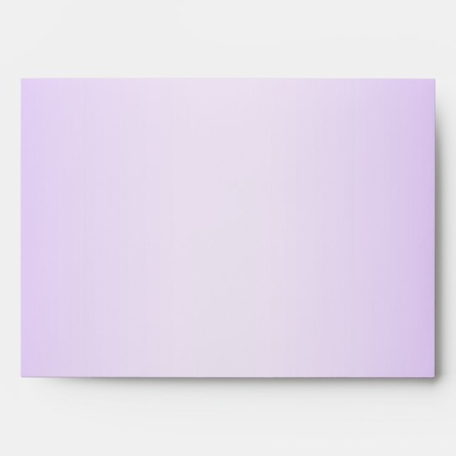 Matching Lilac Envelope with Ribbon and Damask (Front)