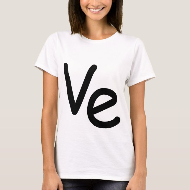Matching LO VE shirt girl (Front)