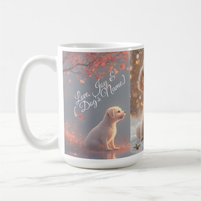 Matching Mug – “Caniche Christmas Magic (Left)