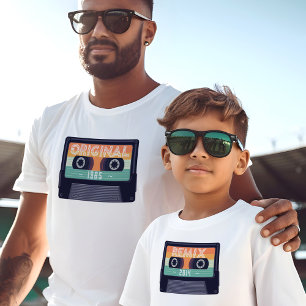 Matching Original Remix Vintage Cassette Tape Year Tri-Blend Shirt