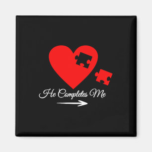 Matching Outfit Husbynd Wife Boyfriend Girlfriend Magnet